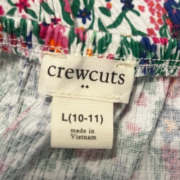 FINAL PRICE Crewcuts Girls' floral crinkle-knit tank top - Picture 6 of 6